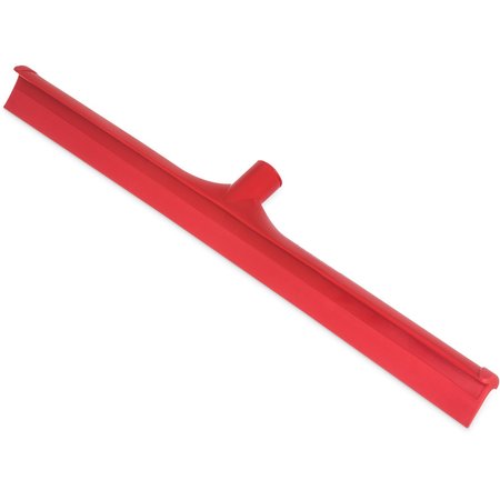 CARLISLE FOODSERVICE Single Blade Squeegee, 24", Red, PK6 3656805