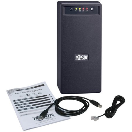 Tripp Lite UPS System, 800VA, 7 Outlets, Tower/Wall, Out: 110/115/120V AC , In:120V AC OMNIVS800