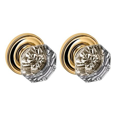 BALDWIN ESTATE Passage Door Knobs Bright Brass 5080.030.PASS