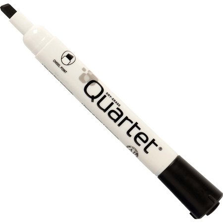 Quartet Dry Erase Marker, Chisel Tip, Black, PK12 Low Odor 51-002692QA