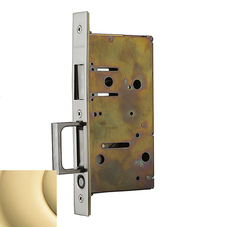 BALDWIN ESTATE Unlacquered Brass Pocket Door Locks Unlacquered Brass 8603.031