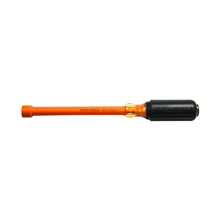 KLEIN TOOLS 7/16-Inch Insulated Nut Driver 6-Inch Hollow Shaft 646-7/16-INS