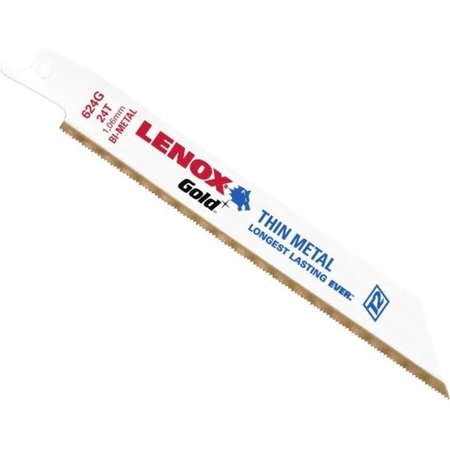 Lenox 9" L x Nail Embedded Wood Cutting Reciprocating Saw Blade 21062956GR
