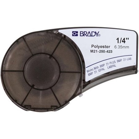 Brady Label Tape Cartridge, Permanent Printer M21-250-423