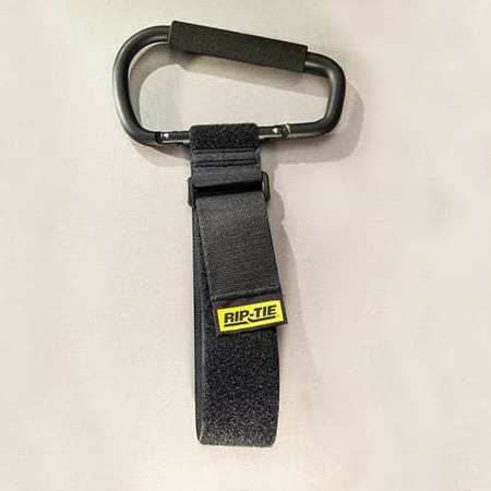 Rip-Tie Durable Woven Strap, Black, 2"x20", PK10 J-20-E10-BK