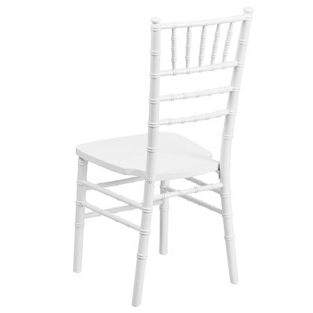 Flash Furniture HERCULES Series White Wood Chiavari Chair 2-XS-WHITE-GG