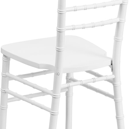 Flash Furniture HERCULES Series White Wood Chiavari Chair 2-XS-WHITE-GG