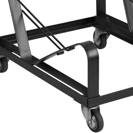 Flash Furniture HERCULES Series Black Steel Sled Base Stack Chair Dolly 2-XU-MC168-DOLLY-GG