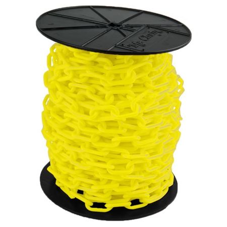 MR. CHAIN Yellow Plastic Chain 1"(#4, 25 mm)x250 10102