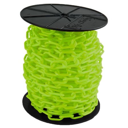 MR. CHAIN Safety Green Plastic Chain 1"(#4, 25 mm 10114