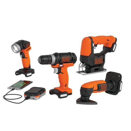 Black & Decker GoPak 4-Tool Combo Kit BDCK502C1