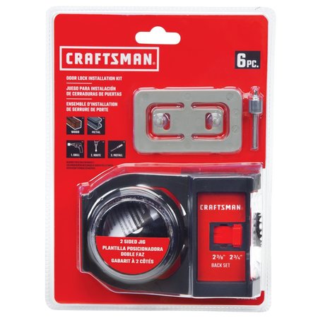 Craftsman Door Lock Installation Kit, 6 pieces CMAH1MDL