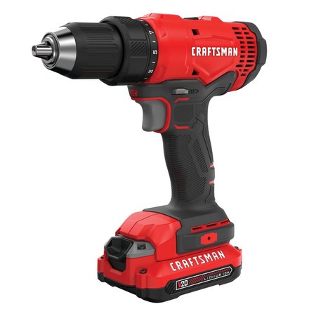 CRAFTSMAN Cordless Drill/Driver, V20 1/2 CMCD701C2