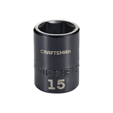 CRAFTSMAN Sockets, 3/8" Drive 15mm Metric Impact S CMMT15844