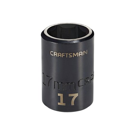 CRAFTSMAN Sockets, 1/2" Drive 17mm Metric Impact S CMMT15865