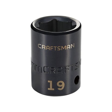 Craftsman Sockets, 1/2" Drive 19mm Metric Impact S CMMT15867