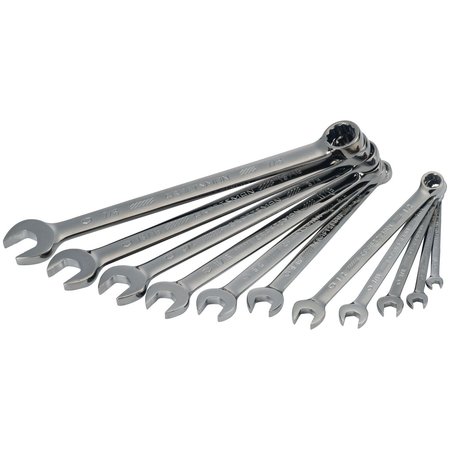 Craftsman Wrenches, 11-pc SAE Gunmetal Chrome Long CMMT87014
