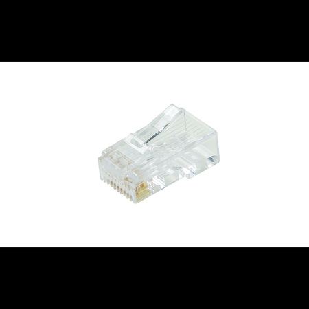 STEREN Modular Plug 8C RJ45 Cat6 Round Solid UL 301-191