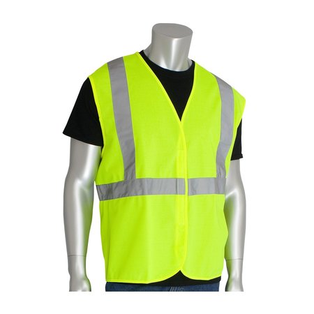 PIP Class 2, Economy Solid Vest, Lime 302-WCENGLY-M
