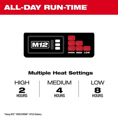 Milwaukee Tool M12 TOUGHSHELL Men's Heated Vest, Includes: M12 Battery Holder, Gray, 2XL 304G-202X