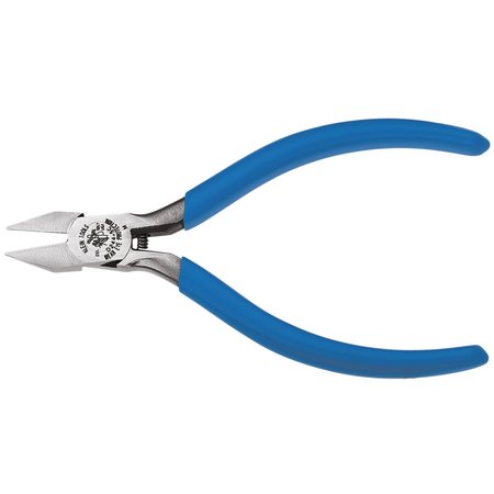 Klein Tools 5 1/8 in High Leverage Diagonal Cutting Plier Flush Cut Pointed Nose Uninsulated D244-5C