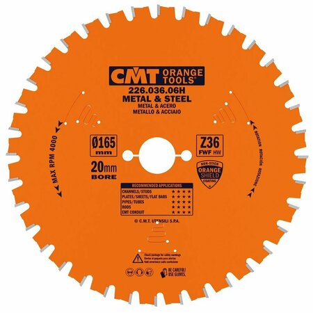 Cmt 6-1/2" Dry Cut Blade 226.036.06