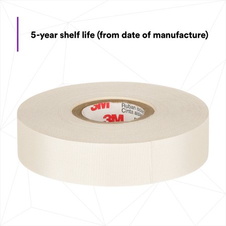 3M Electrical Tape, 7 mil, 3/4" x 66 ft., White 27-3/4"X66'