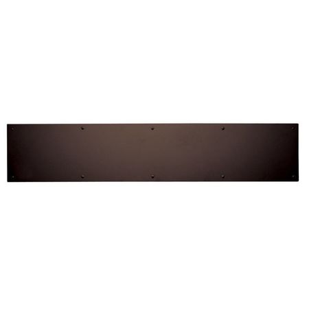 TRIMCO Mop Plate Dark Bronze Powder Coat 6"x28" 6X28.613