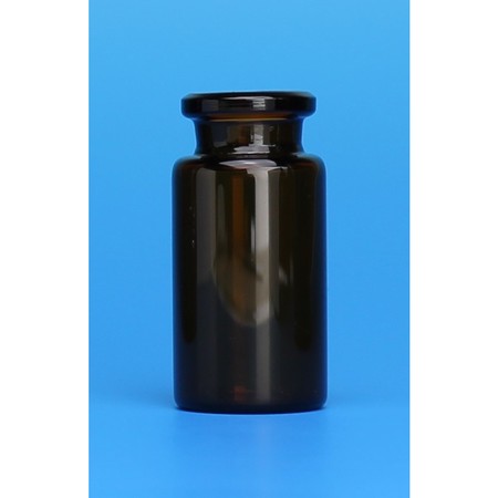 JG FINNERAN Amb Headspace Vials, 23x46 mm, Flat Bottom, 20mm Beveled Edge Crimp,  310020-2346A