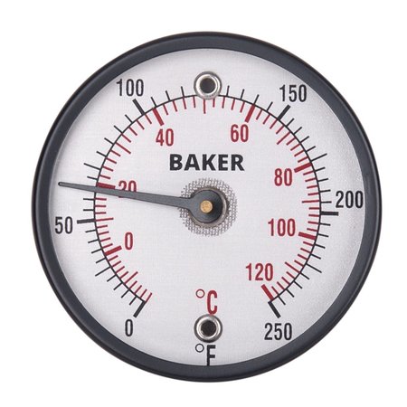 Baker Instruments Thermometer, Magnetic Surface, F/C 312FC