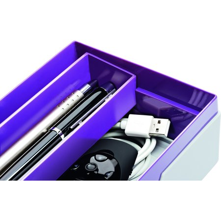 Varicolor Job Case Organizer, w/ Lid, Light Purple 761212