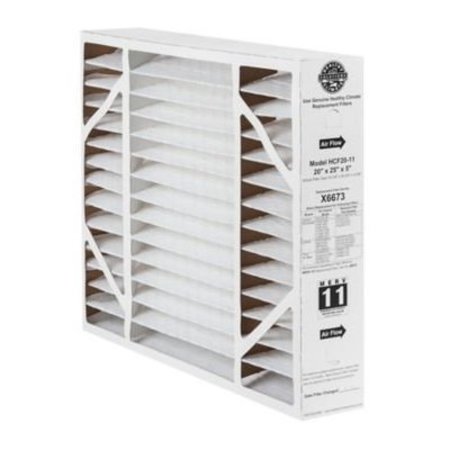 LENNOX 16x26x5 Pleated Air Filter, MERV 10 X0584