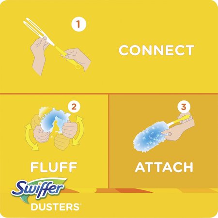 Swiffer Duster Starter Kit, Nonwoven Head, PK6 11804