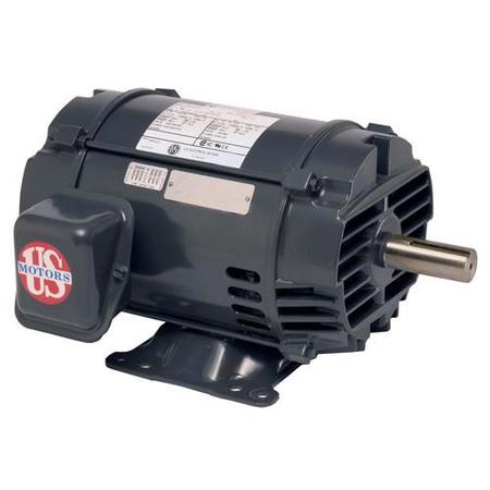 U.S. MOTORS Motor, 10Hp, 208-230/460V, 1800Rpm, 215T D10P2D