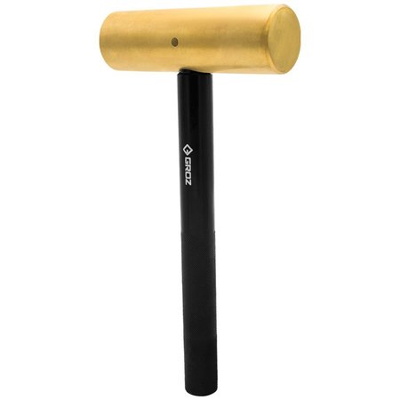 GROZ Hammer, Brass, 4 lb. Head 32494