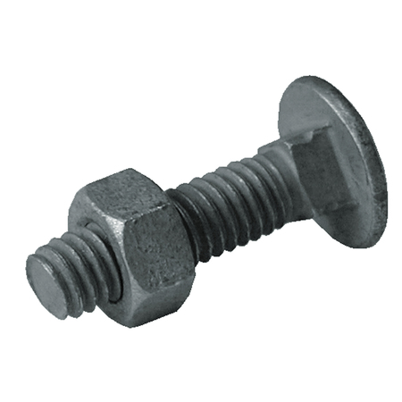 YARDGARD Carriage Bolt w/Nut, 5/16-18"x1-1/4" 328502C