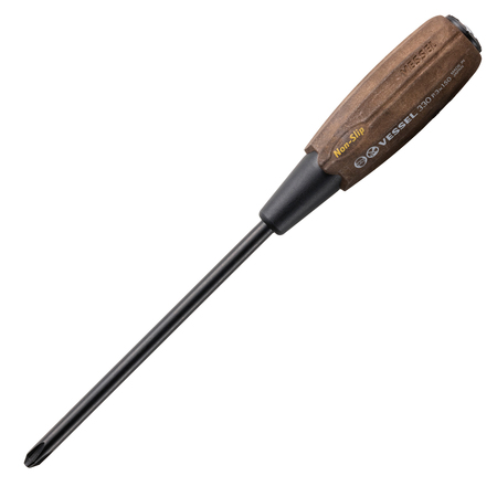 VESSEL WOOD-COMPO Tang-Thru Screwdriver No.330 330P3150