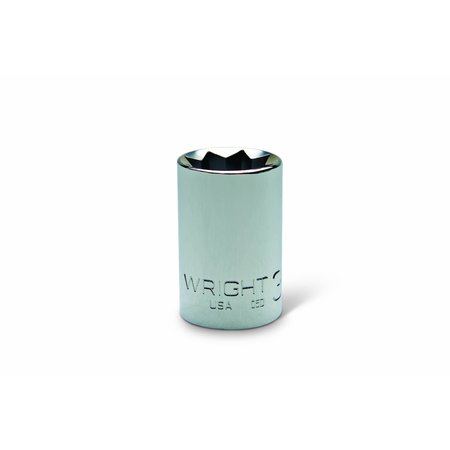 WRIGHT TOOL Socket 3/8" Drive 8 Point Standard Doubl 3316