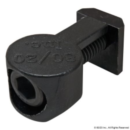 80/20 Black Anchor Fastener Assembly, 15 S 3359