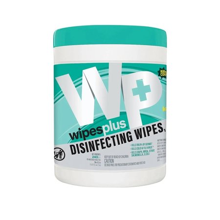 WIPESPLUS Disinfecting Surface Wipes, 240 Wi, PK12, 12 PK 33900