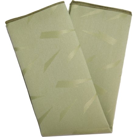 CARLISLE FOODSERVICE Aspen Damask Napkin, 20"x20", Sage, PK12 53932020NM147