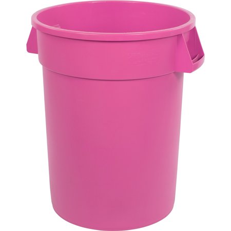 BRONCO 10 gal Round Trash Can, Pink 84101026