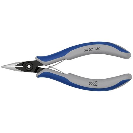 KNIPEX Precision Gripping Pliers, Half Round Ti 34 52 130