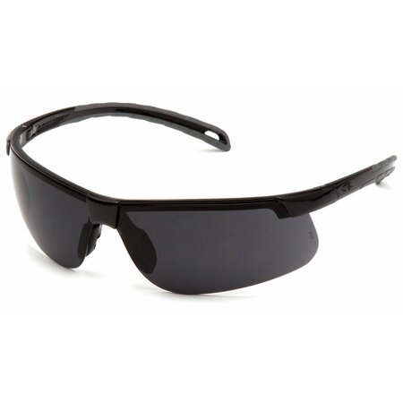 PYRAMEX Safety Glasses, Dark Gray Anti-Fog, Scratch-Resistant SB8623DT