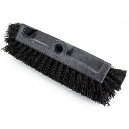 SPARTA 6 in W Multi-Level Floor Scrub Brush, Black, Polypropylene 40422EC03
