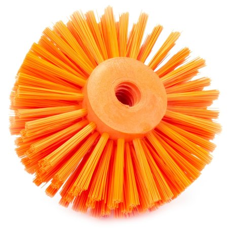 Sparta 6 in W Pipe and Valve Brush, Orange, Polypropylene 45006EC24