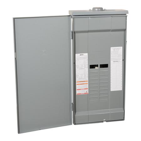 SQUARE D Load Center, HOM, 20 Spaces, 225A, 120/240V, PoN Convertible Main Lug, 1 Phase HOM2040L225PRB