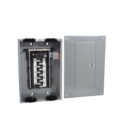 Square D Load Center, HOM, 20 Spaces, 100A, 120/240V, PoN Convertible Main Breaker, 1 Phase HOM2040M100PQCVP