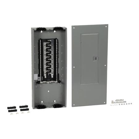 SQUARE D Load Center, HOM, 30 Spaces, 125A, 120/240V, PoN Convertible Main Lug, 1 Phase HOM3060L125PQGC