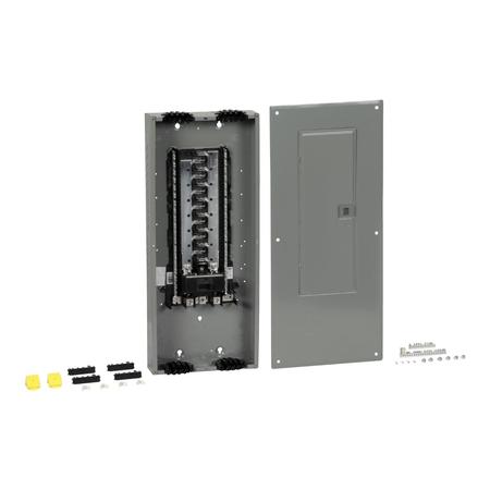 SQUARE D Load Center, HOM, 30 Spaces, 200A, 120/240V, PoN Convertible Main Breaker, 1 Phase HOM3060M200PQC